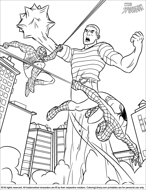 Ultimate Spiderman Coloring Pages Free Printable 101