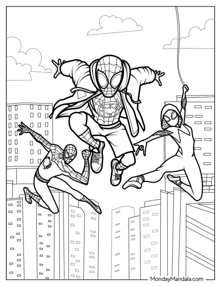 Ultimate Spiderman Coloring Pages Free Printable 104