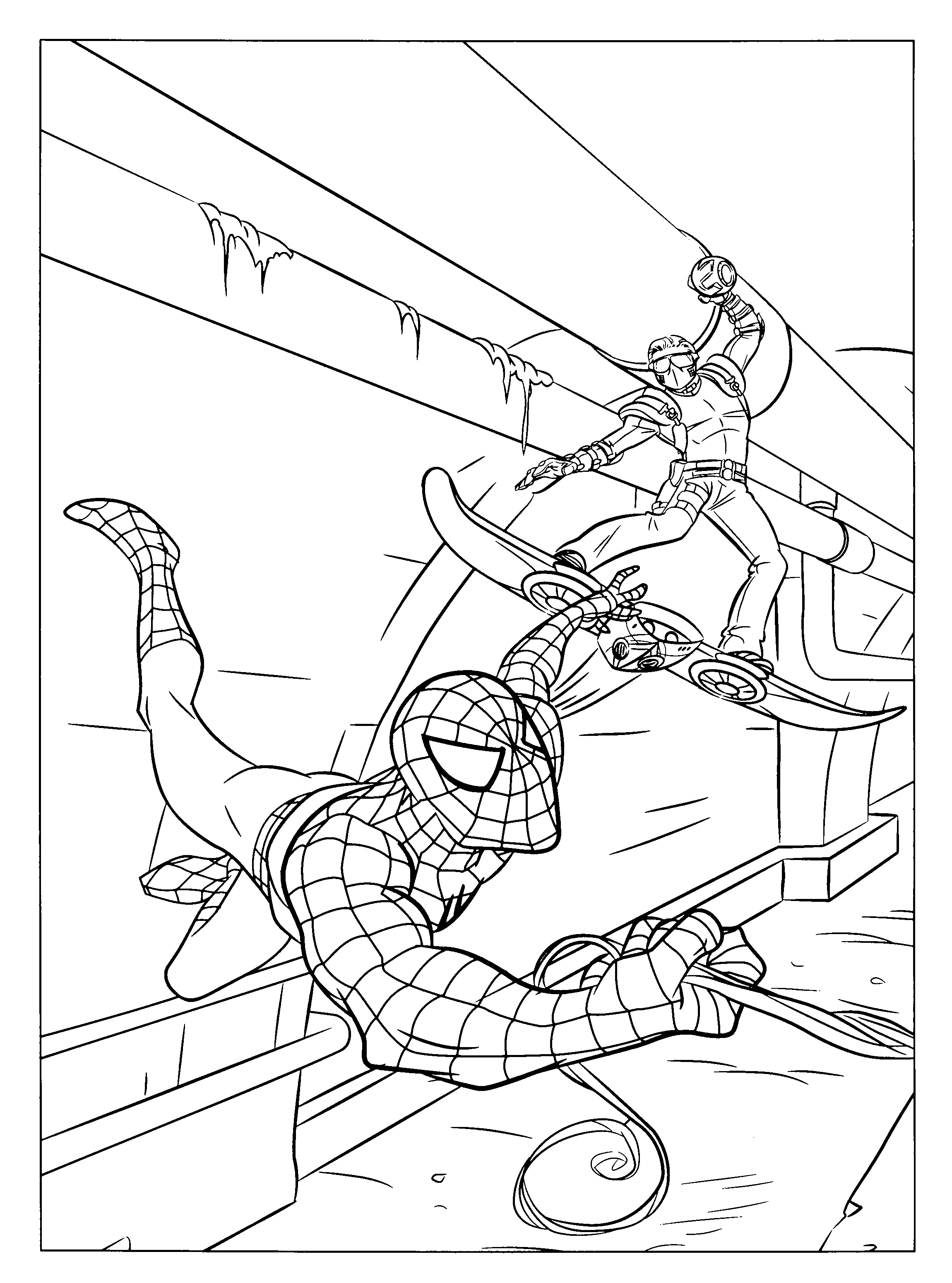 Ultimate Spiderman Coloring Pages Free Printable 116