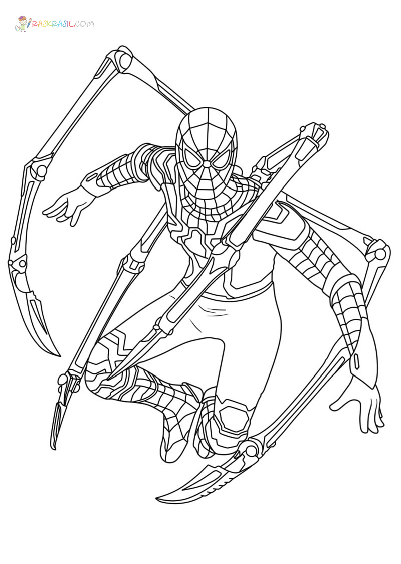 Ultimate Spiderman Coloring Pages Free Printable 119