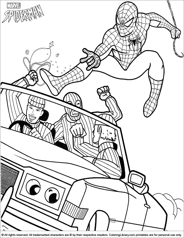 Ultimate Spiderman Coloring Pages Free Printable 13