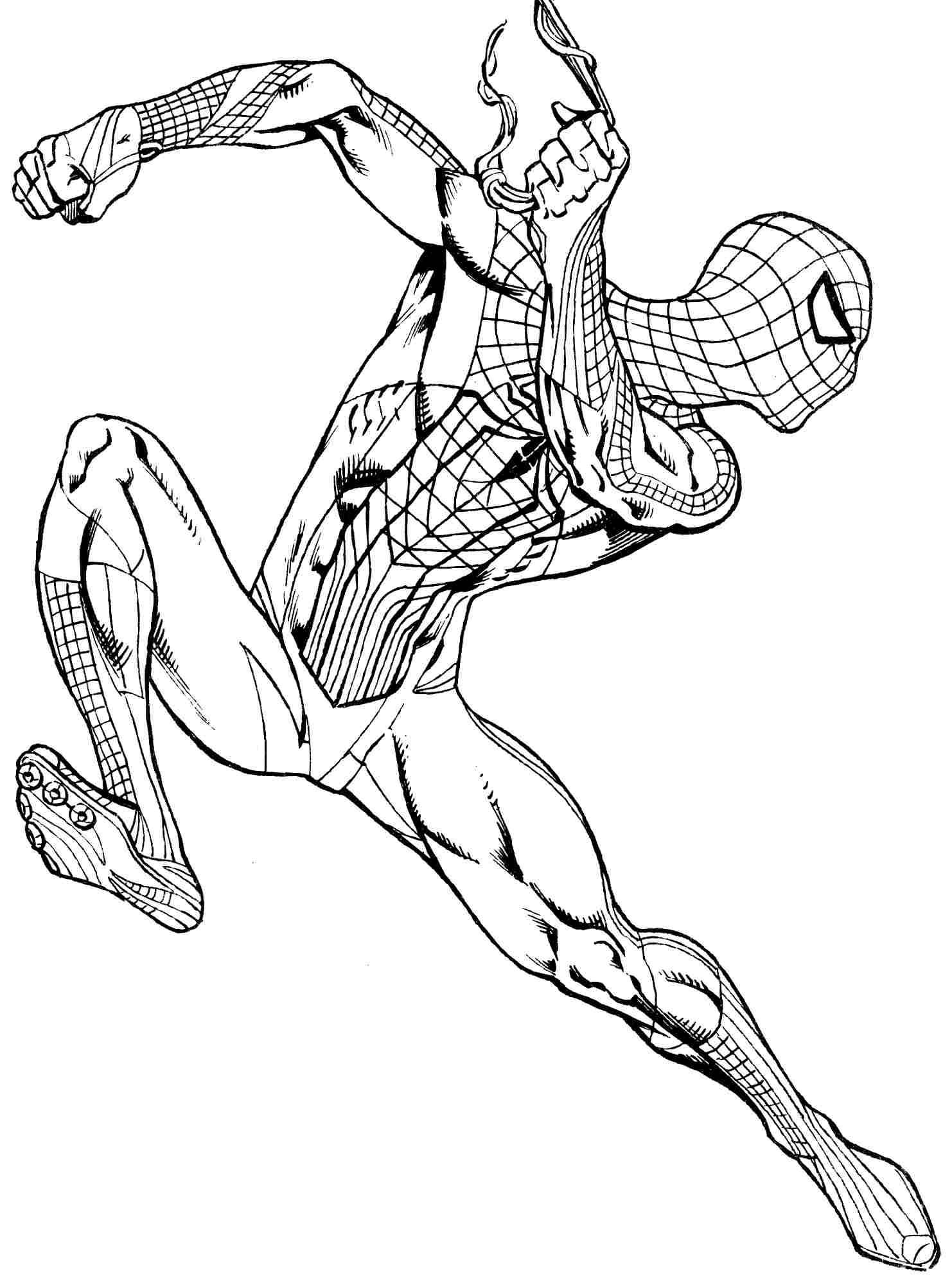 Ultimate Spiderman Coloring Pages Free Printable 133