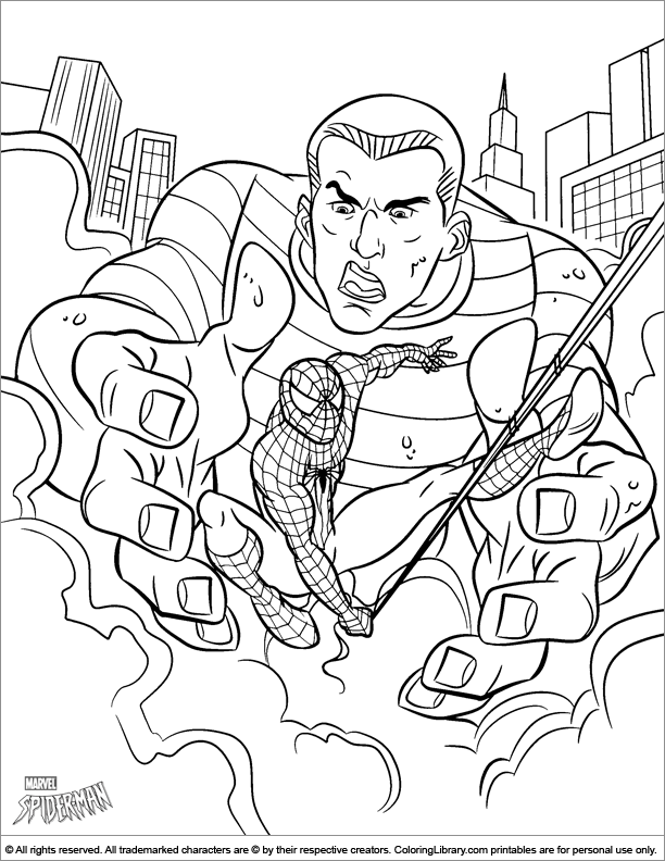 Ultimate Spiderman Coloring Pages Free Printable 15