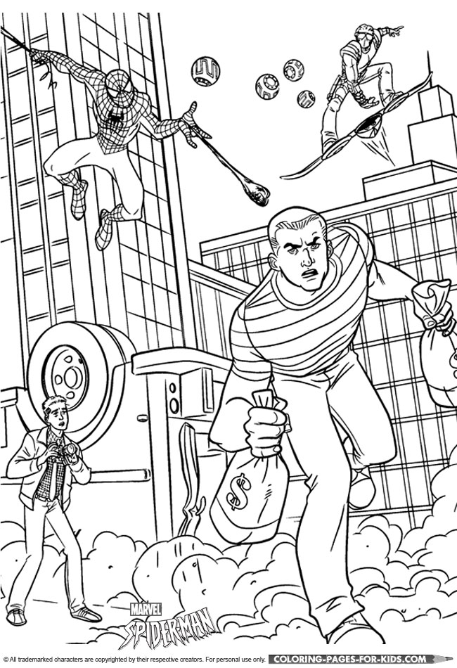 Ultimate Spiderman Coloring Pages Free Printable 31