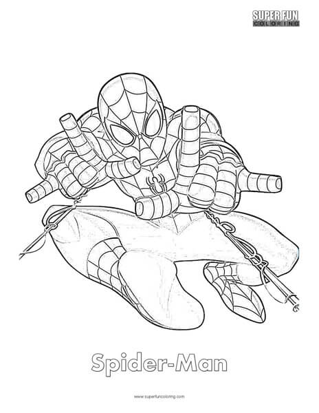 Ultimate Spiderman Coloring Pages Free Printable 32