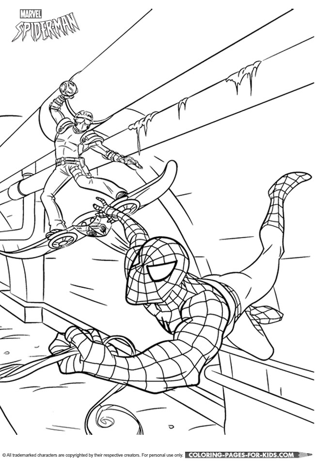 Ultimate Spiderman Coloring Pages Free Printable 40