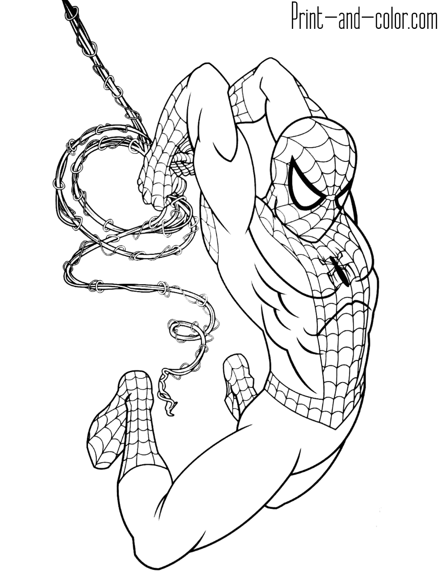 Ultimate Spiderman Coloring Pages Free Printable 50