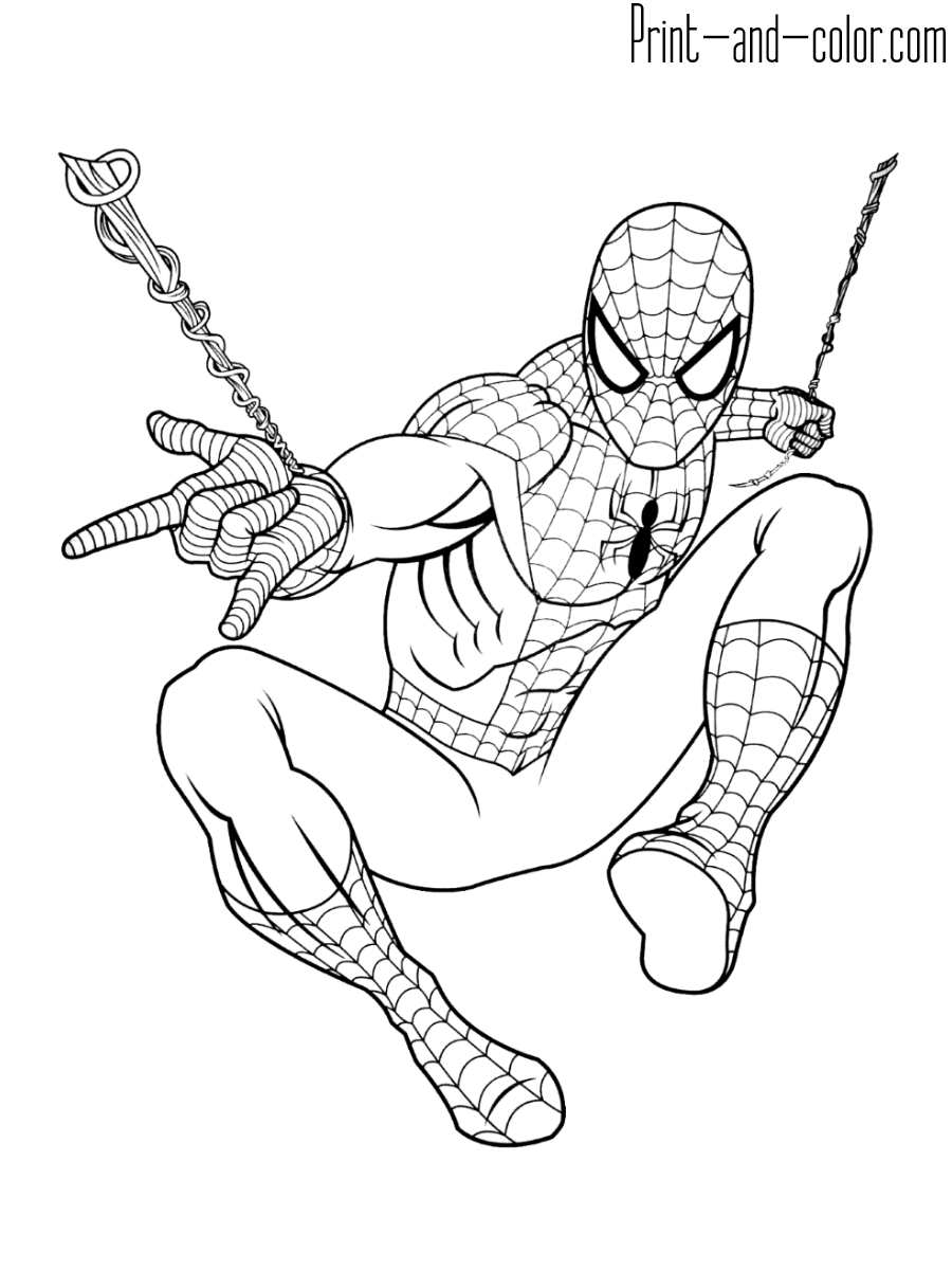 Ultimate Spiderman Coloring Pages Free Printable 51