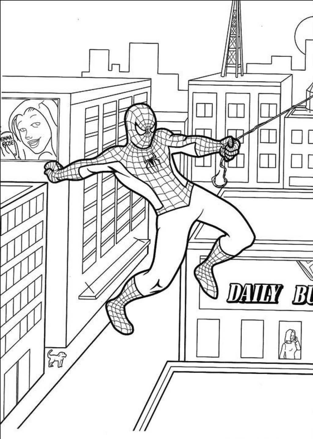 Ultimate Spiderman Coloring Pages Free Printable 52