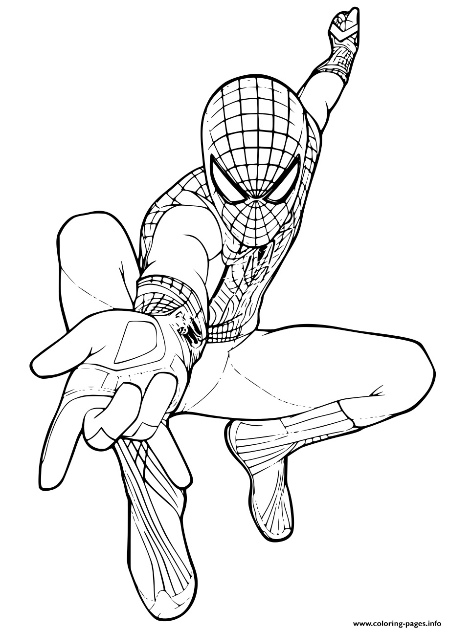 Ultimate Spiderman Coloring Pages Free Printable 54