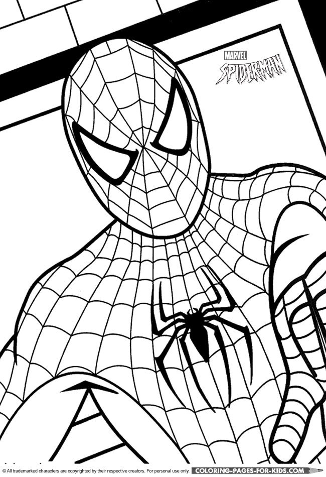 Ultimate Spiderman Coloring Pages Free Printable 6