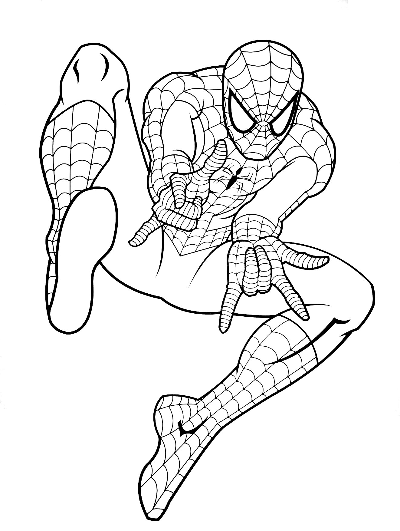 Ultimate Spiderman Coloring Pages Free Printable 79