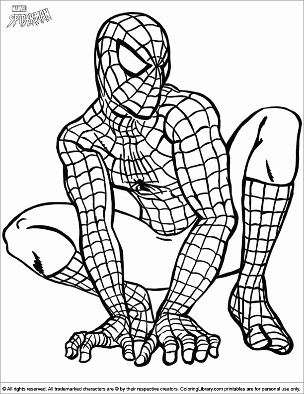 Ultimate Spiderman Coloring Pages Free Printable 8