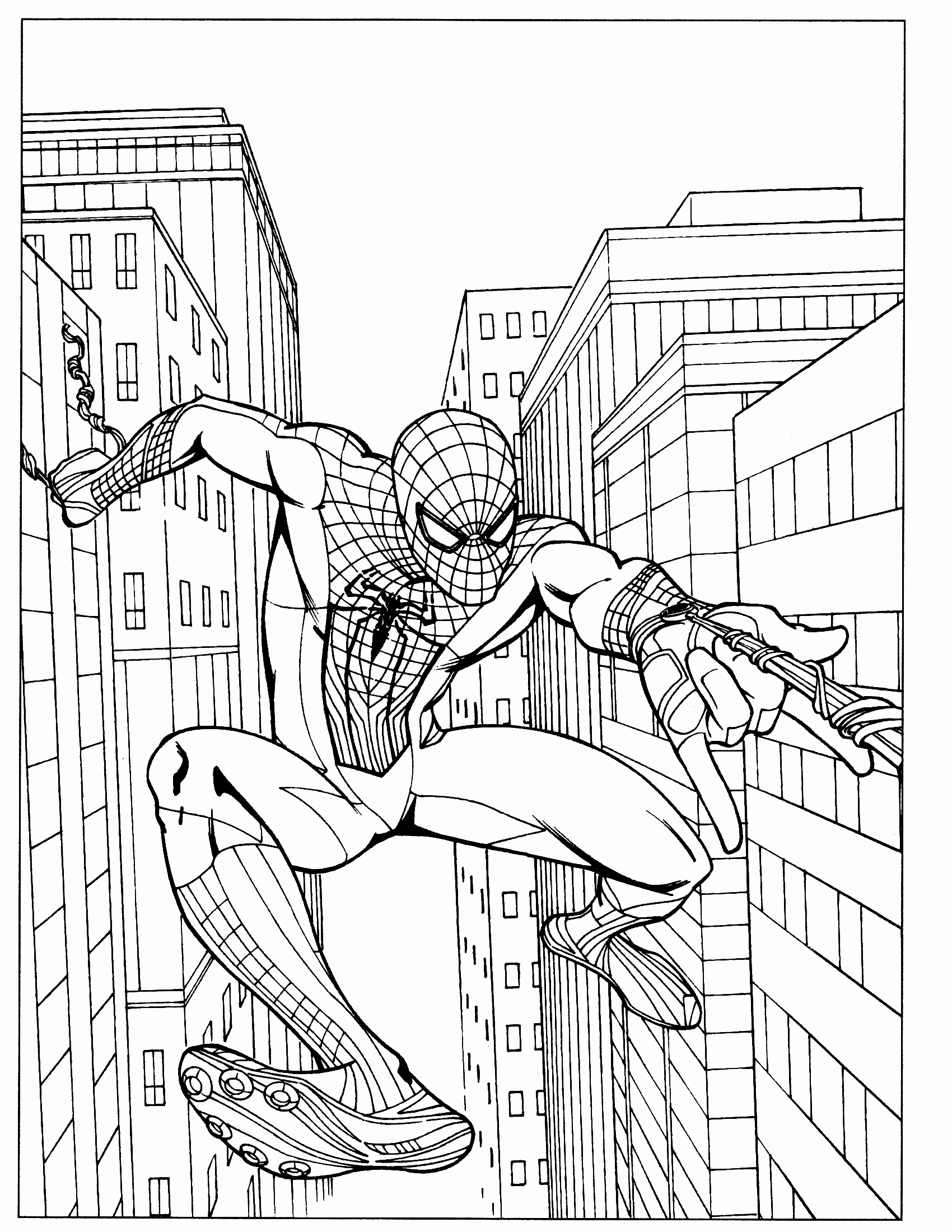 Ultimate Spiderman Coloring Pages Free Printable 81