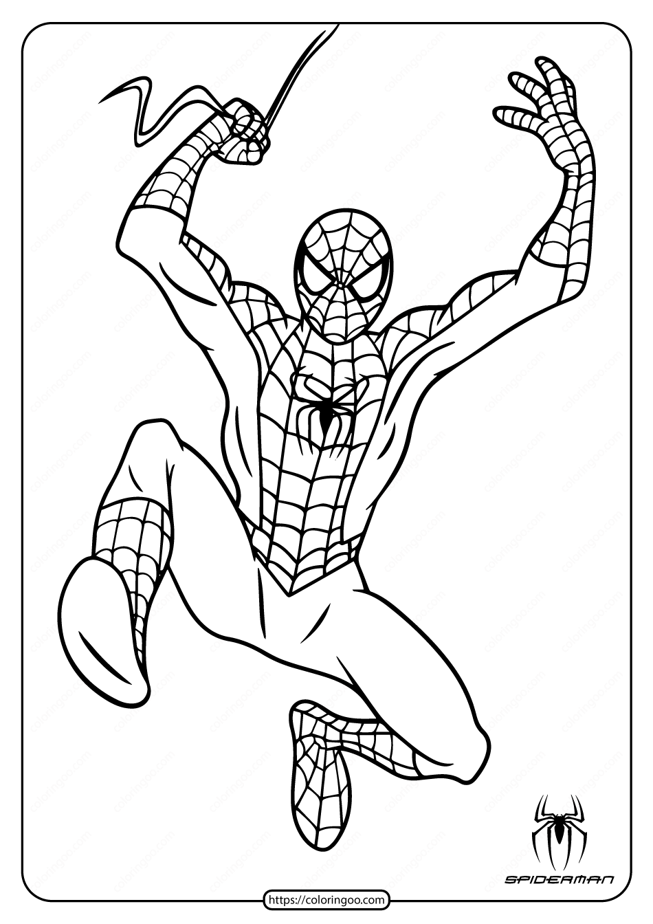 Ultimate Spiderman Coloring Pages Free Printable 87