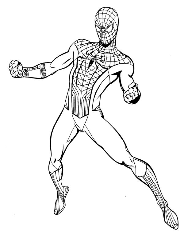 Ultimate Spiderman Coloring Pages Free Printable 92