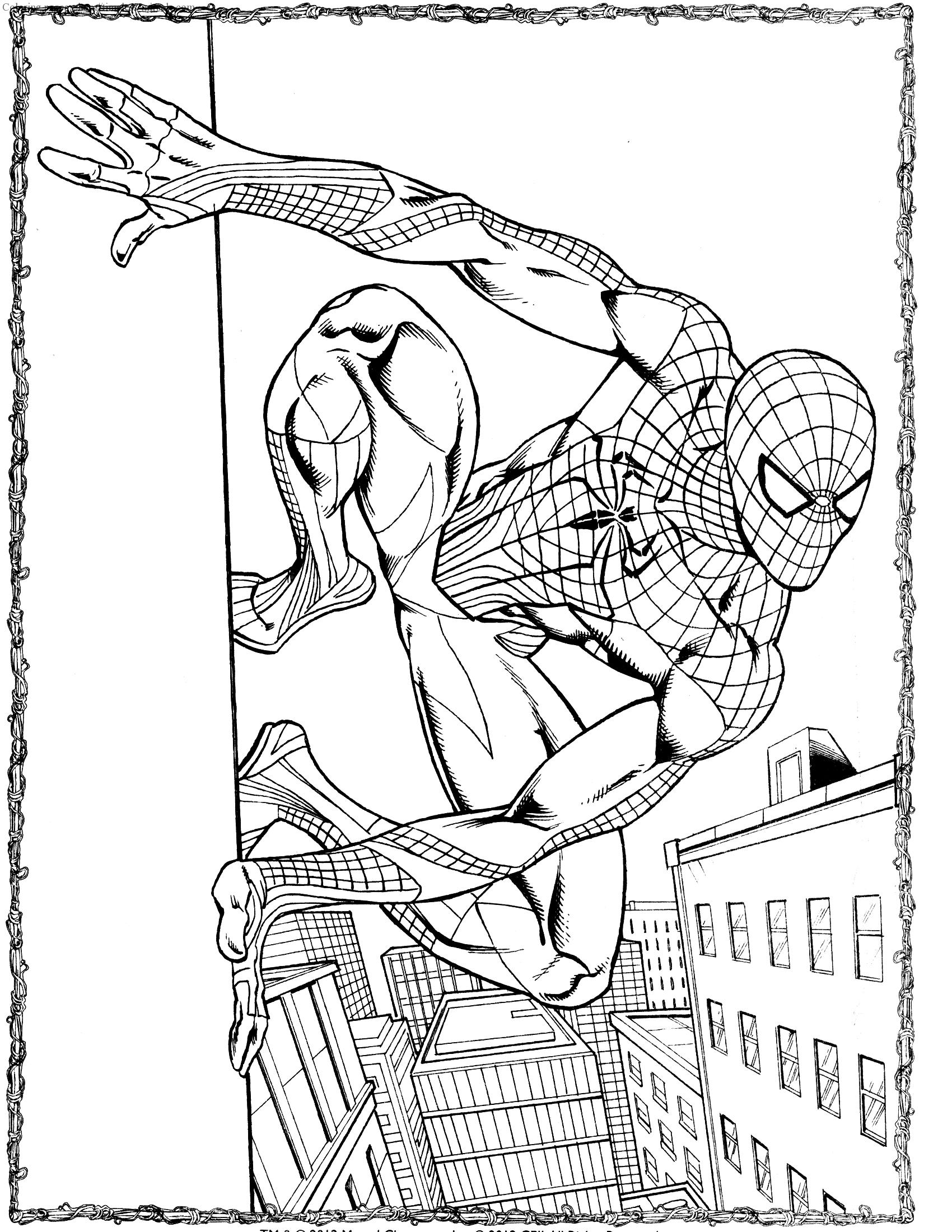 Ultimate Spiderman Coloring Pages Free Printable 97