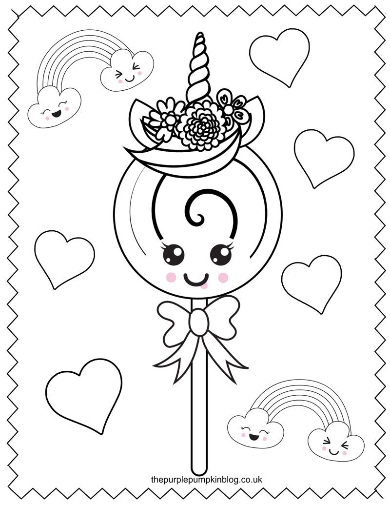 unicorn coloring pages print