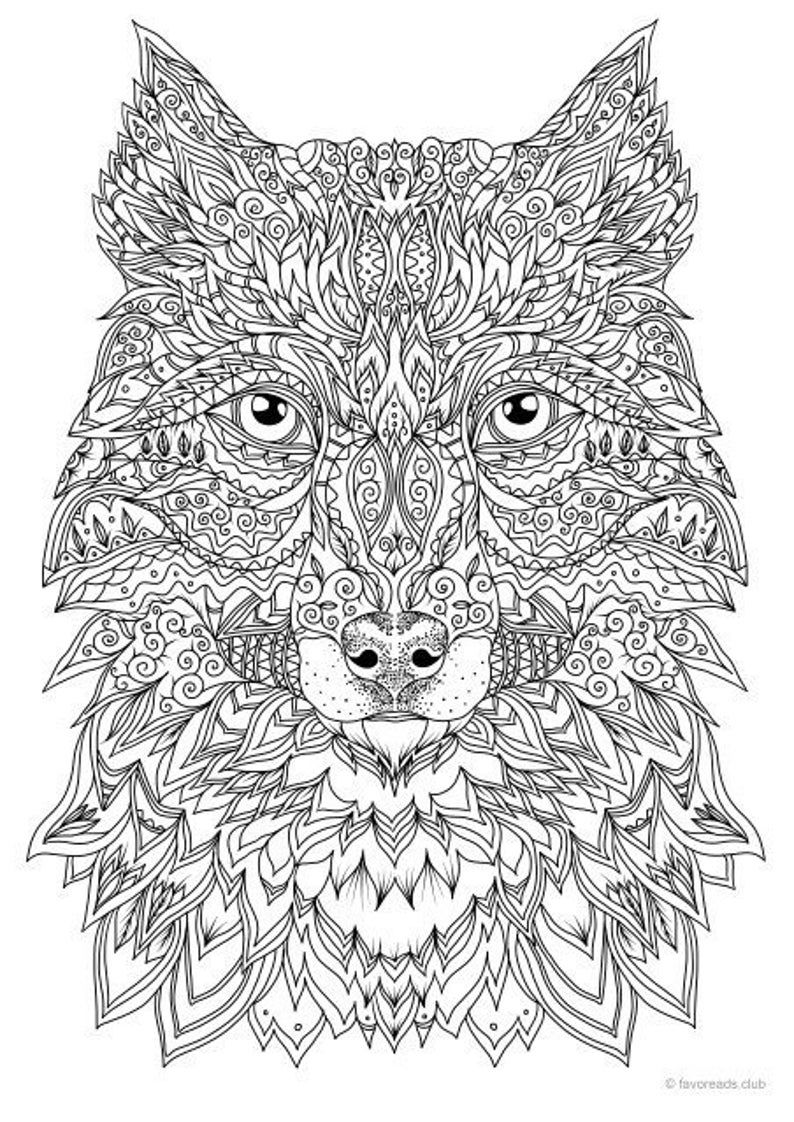 Wolf Coloring Pages FREE Printable 101