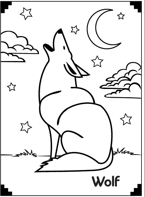 Wolf Coloring Pages FREE Printable 106