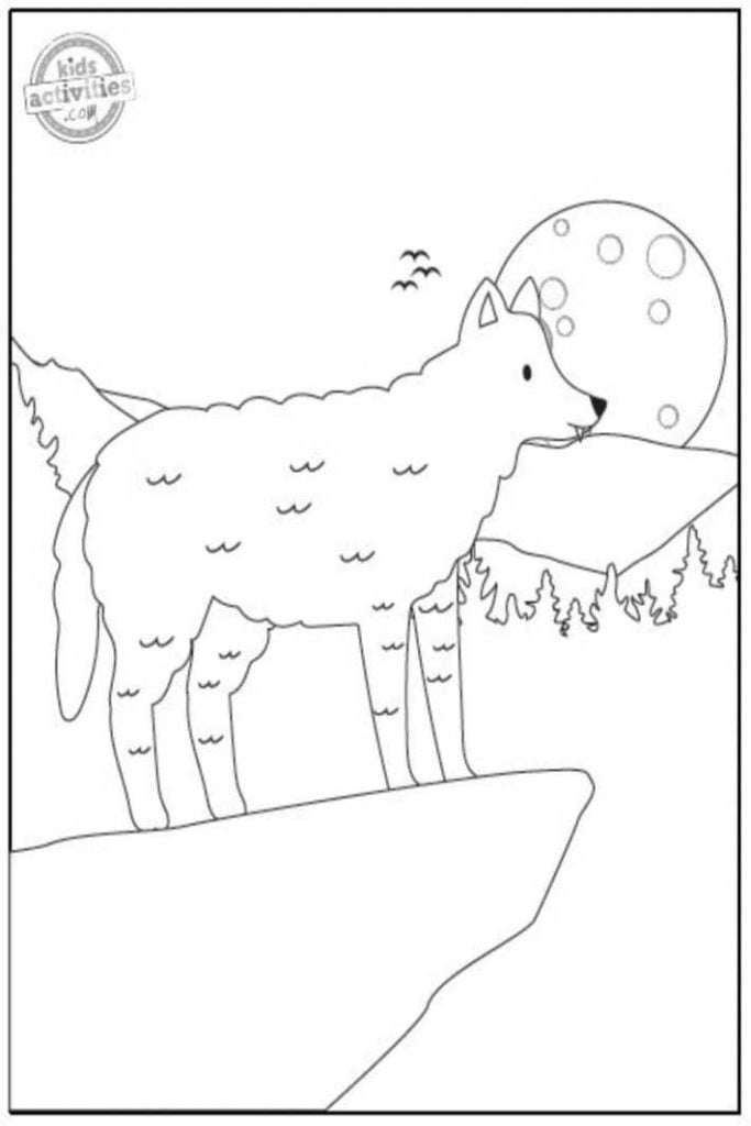 Wolf Coloring Pages FREE Printable 108