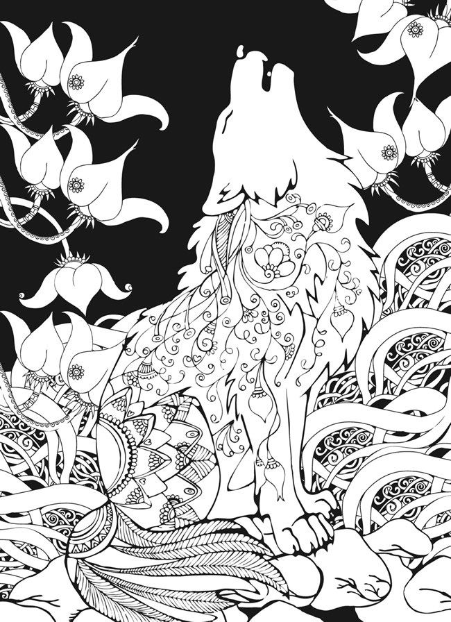 Wolf Coloring Pages FREE Printable 116