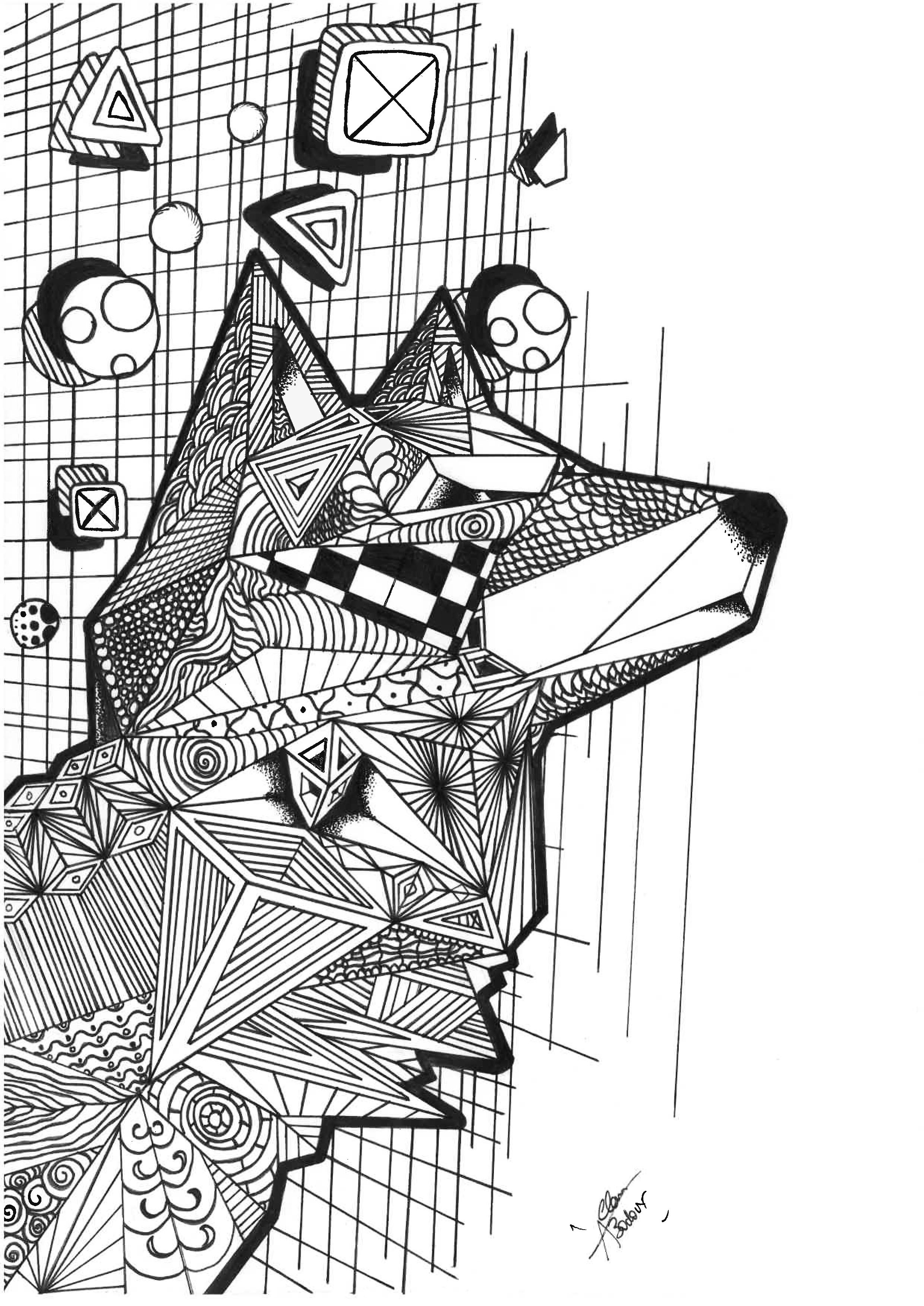 Wolf Coloring Pages FREE Printable 18