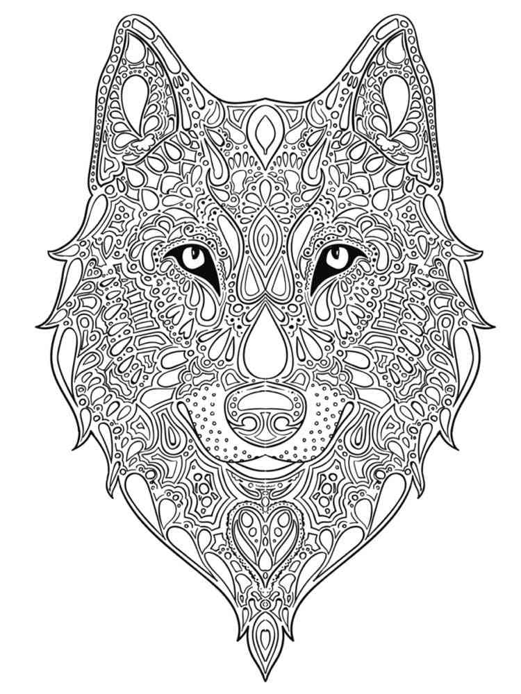 Wolf Coloring Pages FREE Printable 2