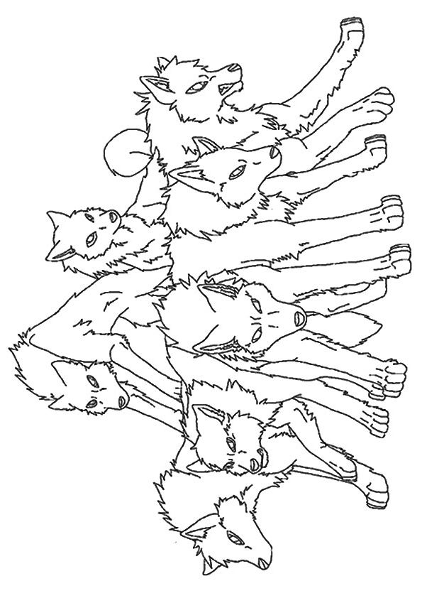 Wolf Coloring Pages FREE Printable 20