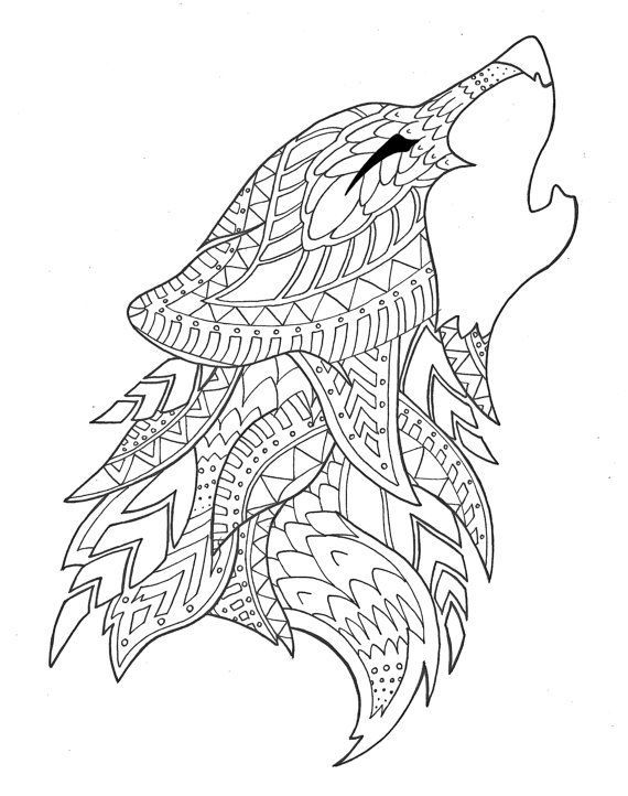 Wolf Coloring Pages FREE Printable 22