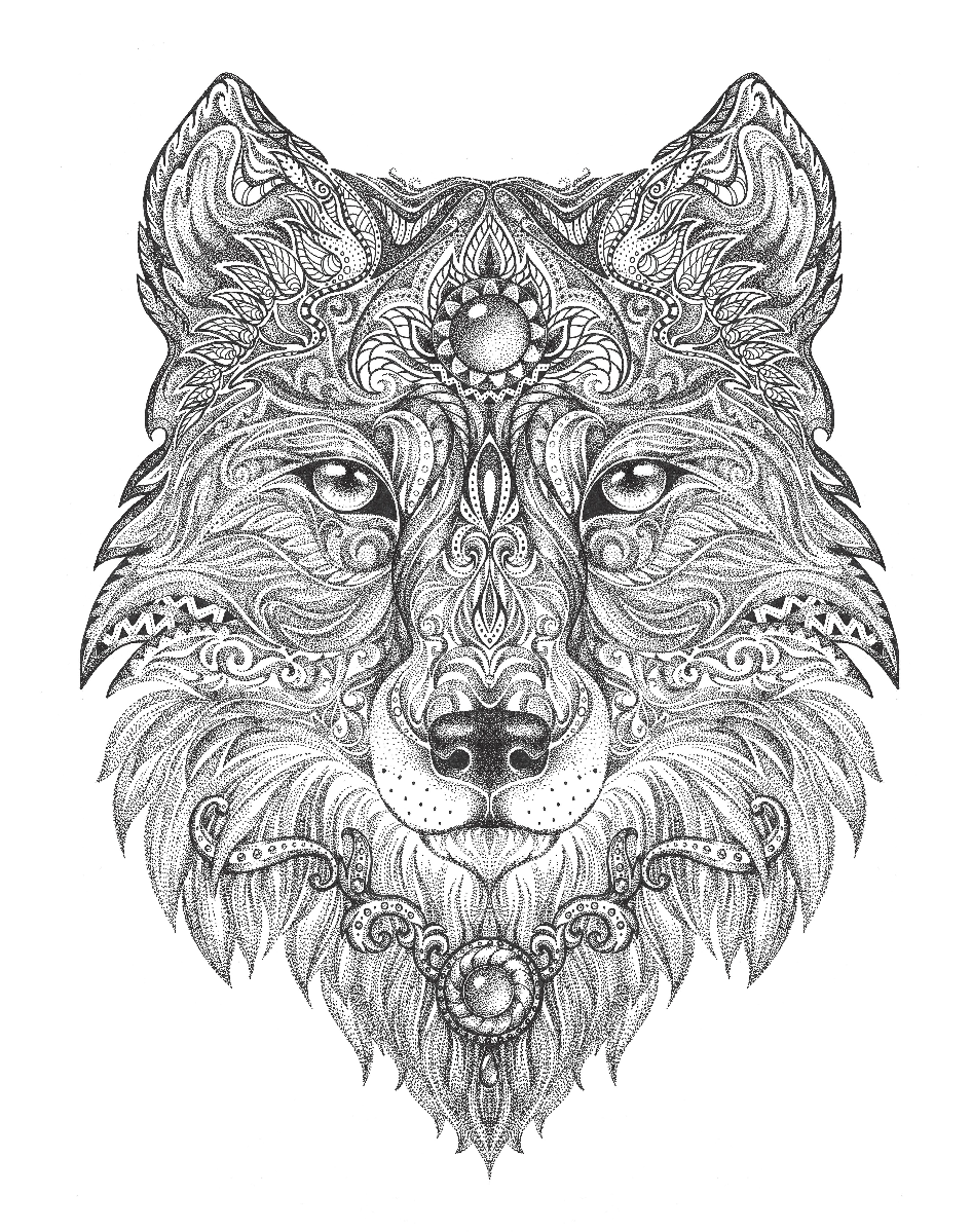 Wolf Coloring Pages FREE Printable 23