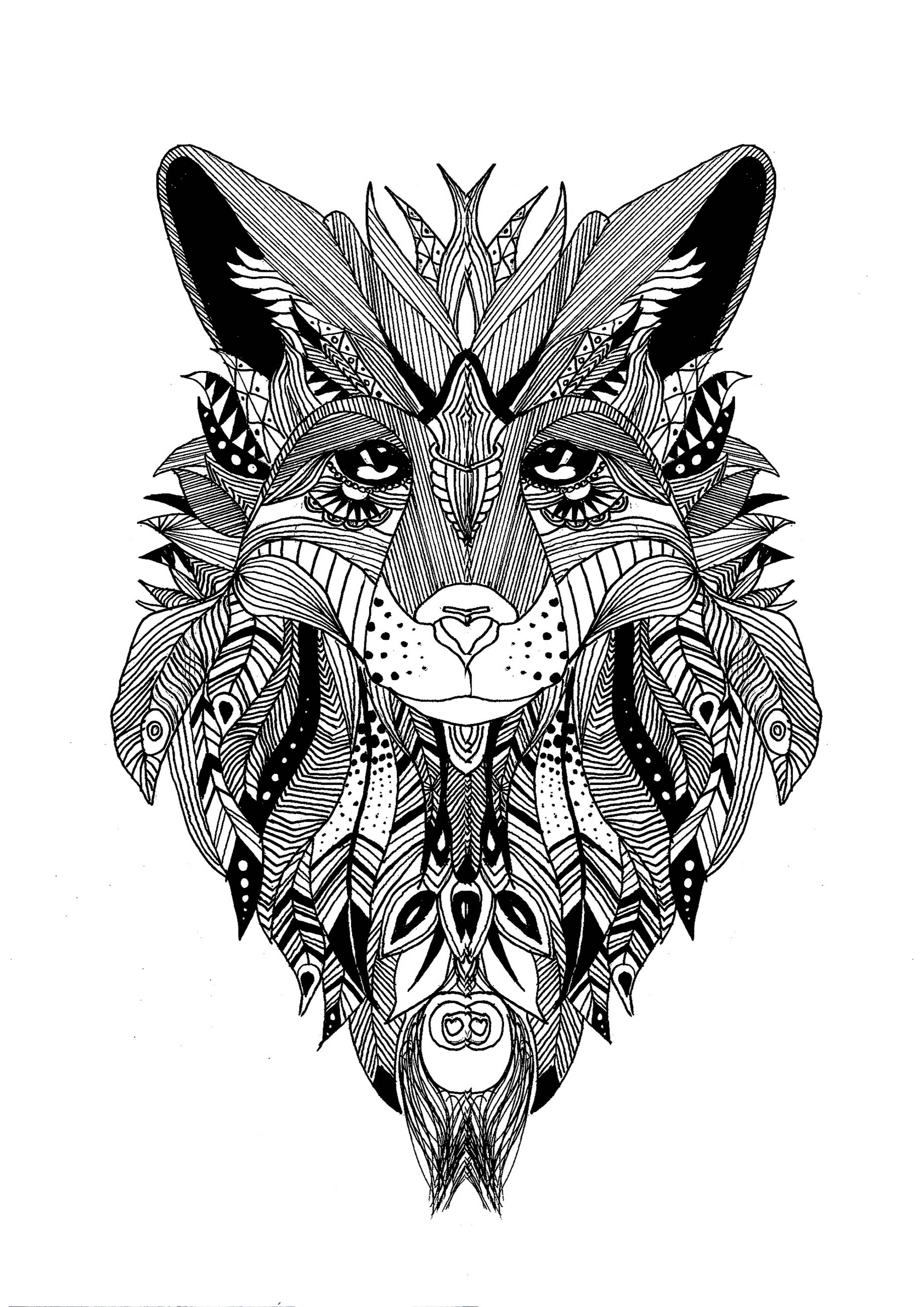 Wolf Coloring Pages FREE Printable 25