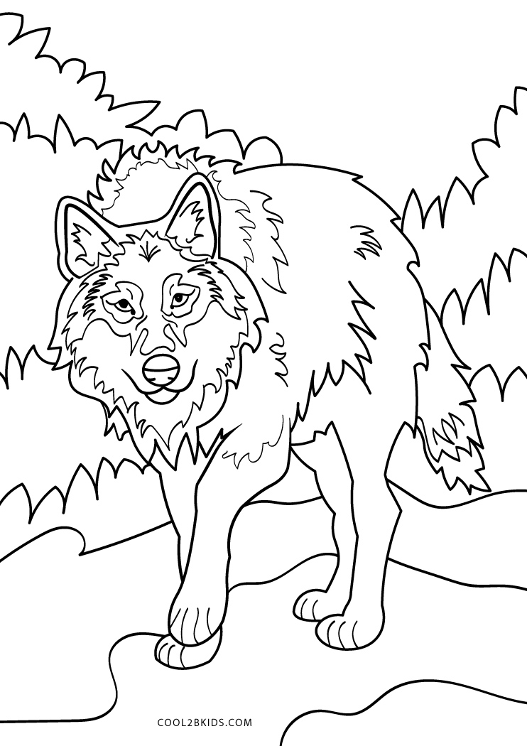 Wolf Coloring Pages FREE Printable 28