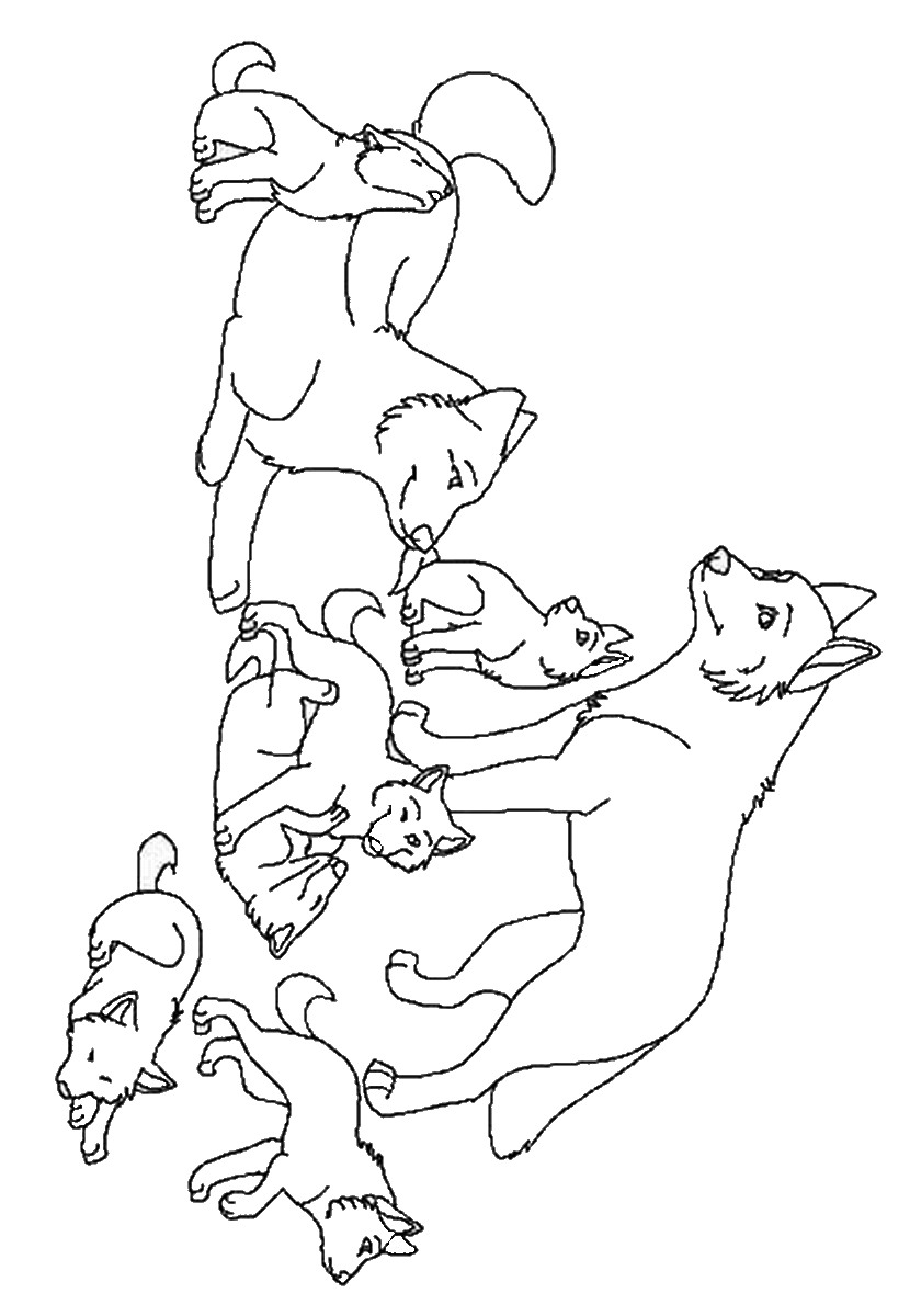 Wolf Coloring Pages FREE Printable 29