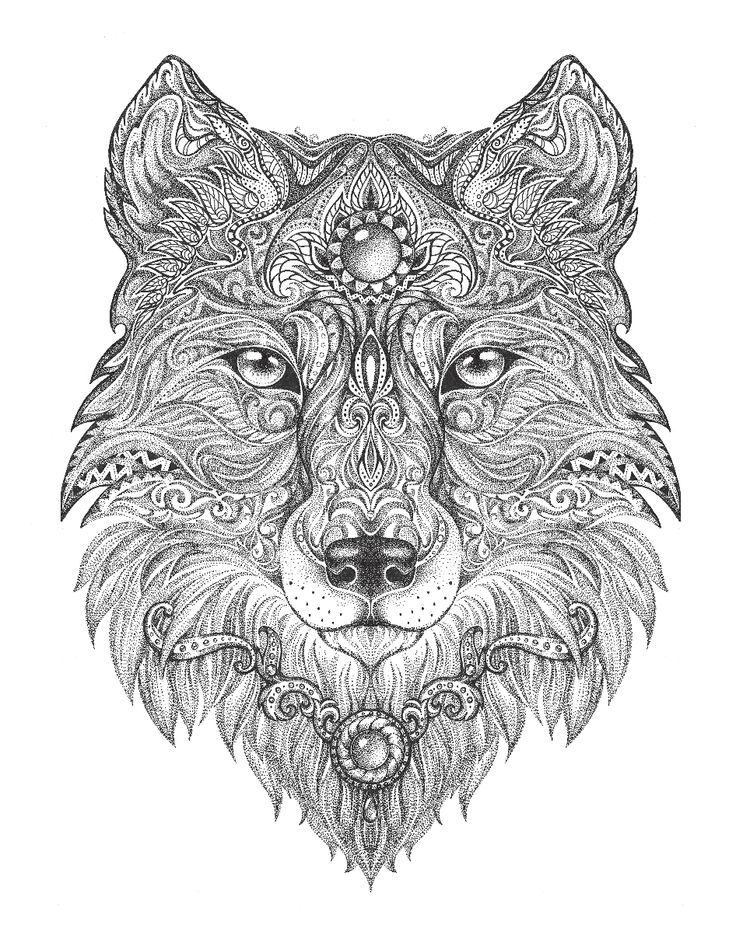 Wolf Coloring Pages FREE Printable 36