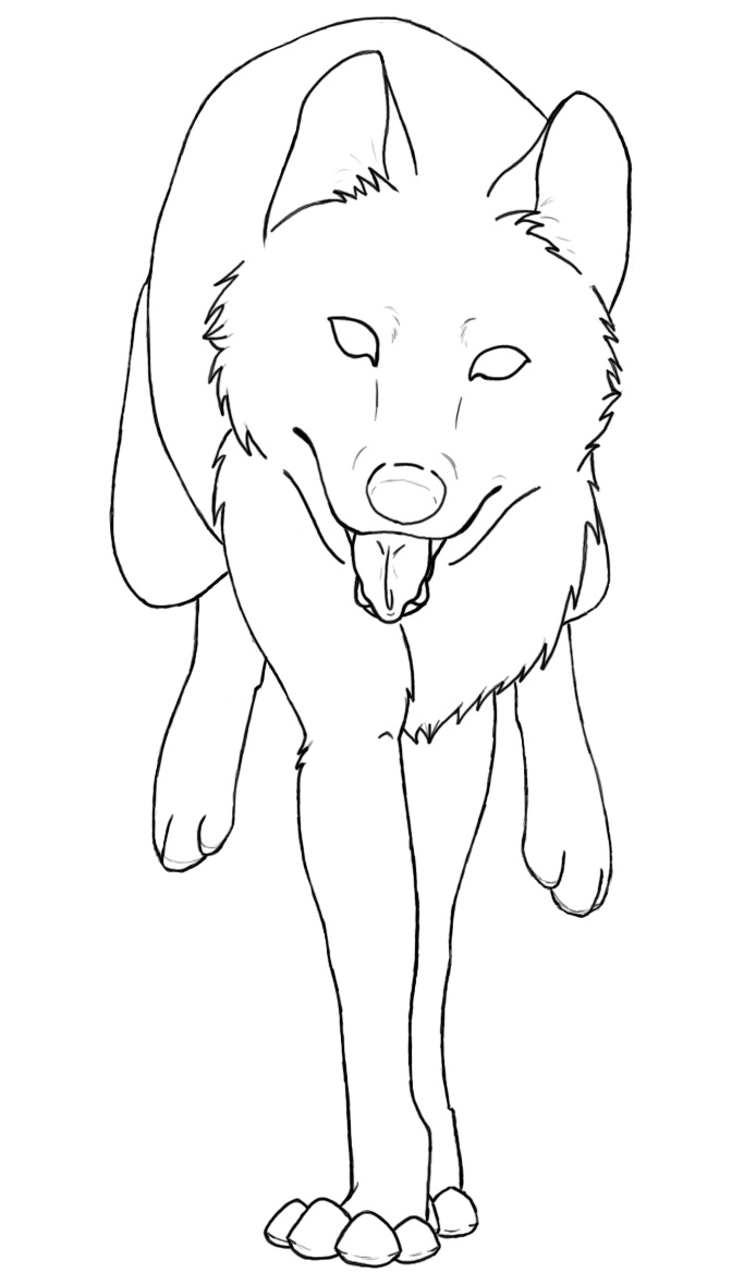 Wolf Coloring Pages FREE Printable 4