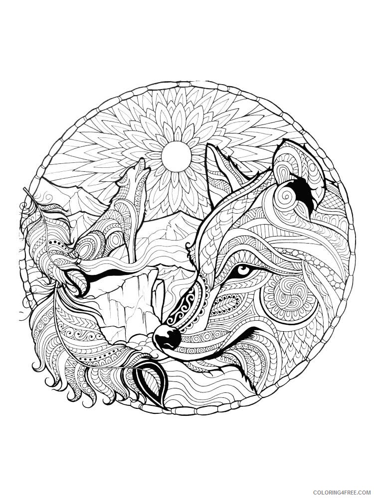 Wolf Coloring Pages FREE Printable 52