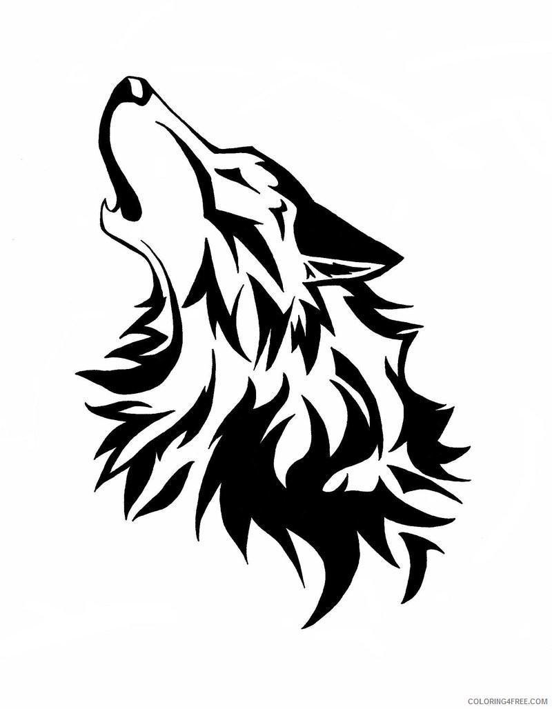 Wolf Coloring Pages FREE Printable 54