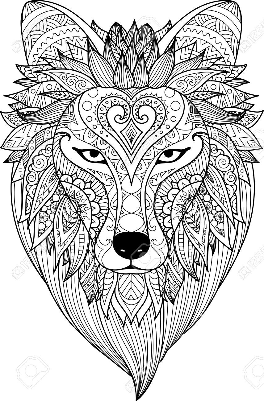 Wolf Coloring Pages FREE Printable 57