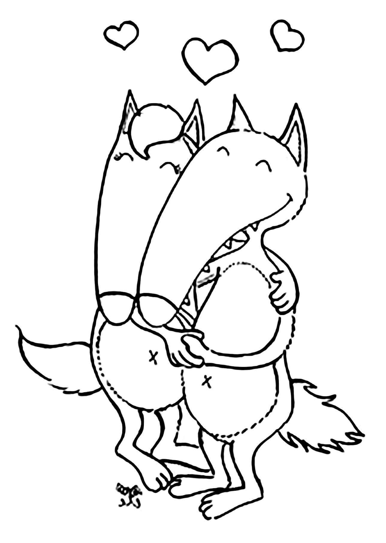 Wolf Coloring Pages FREE Printable 65