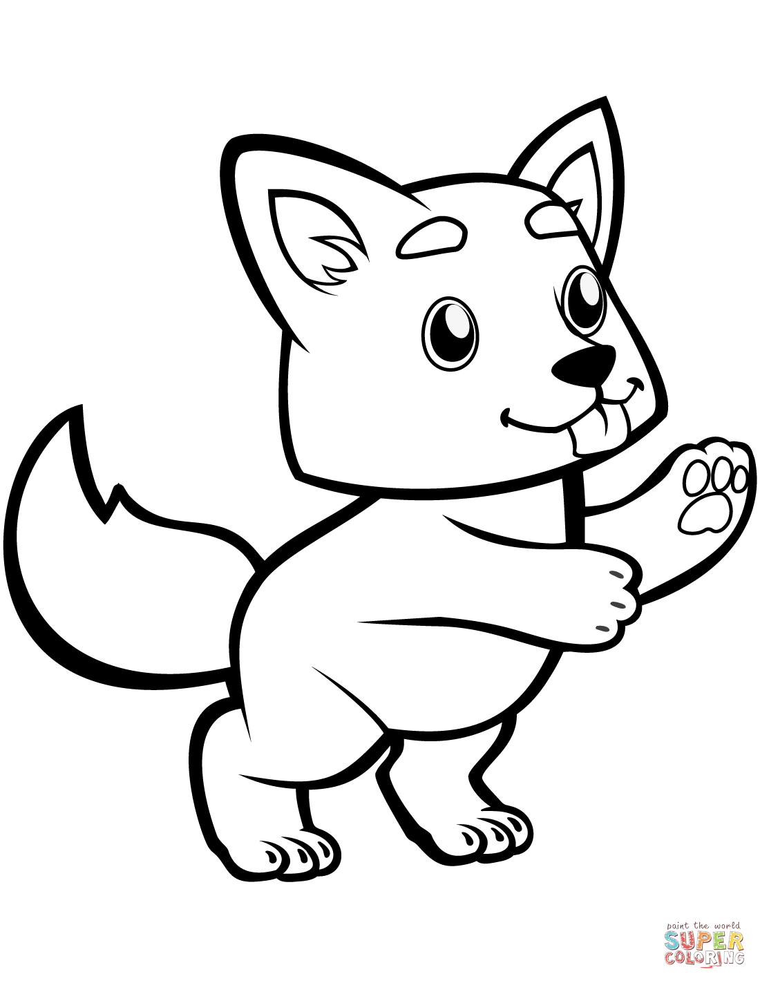 Wolf Coloring Pages FREE Printable 76