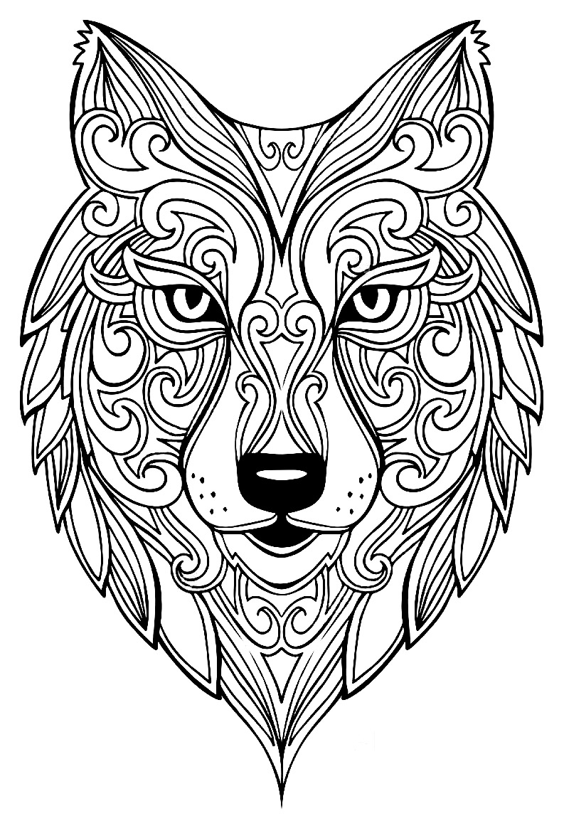 Wolf Coloring Pages FREE Printable 88