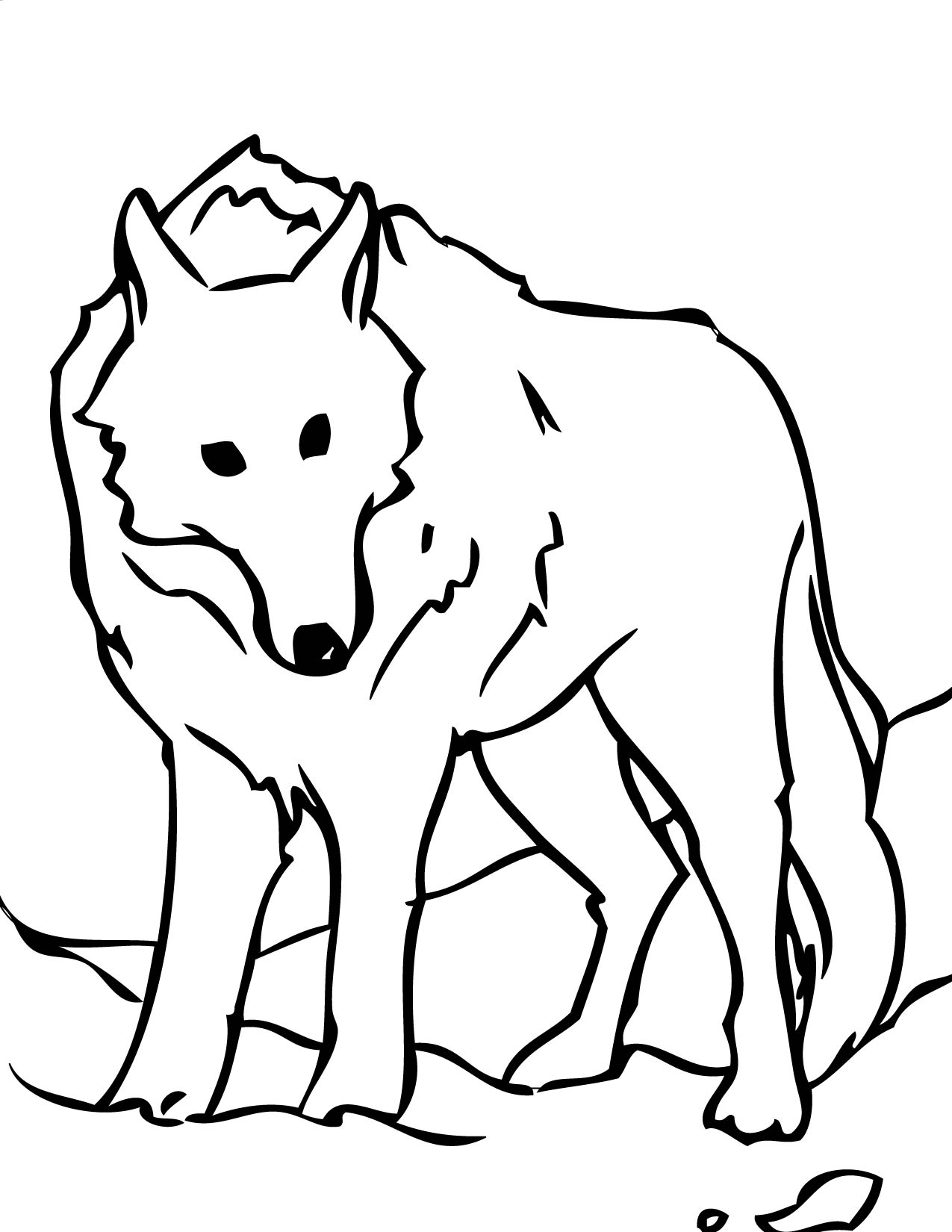 Wolf Coloring Pages FREE Printable 90