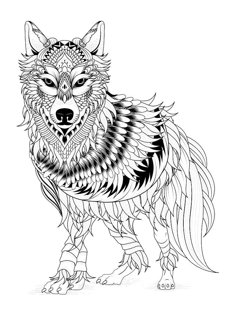 Wolf Coloring Pages FREE Printable 91