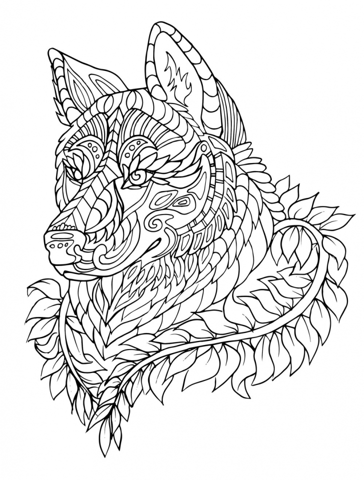 Wolf Coloring Pages FREE Printable 92