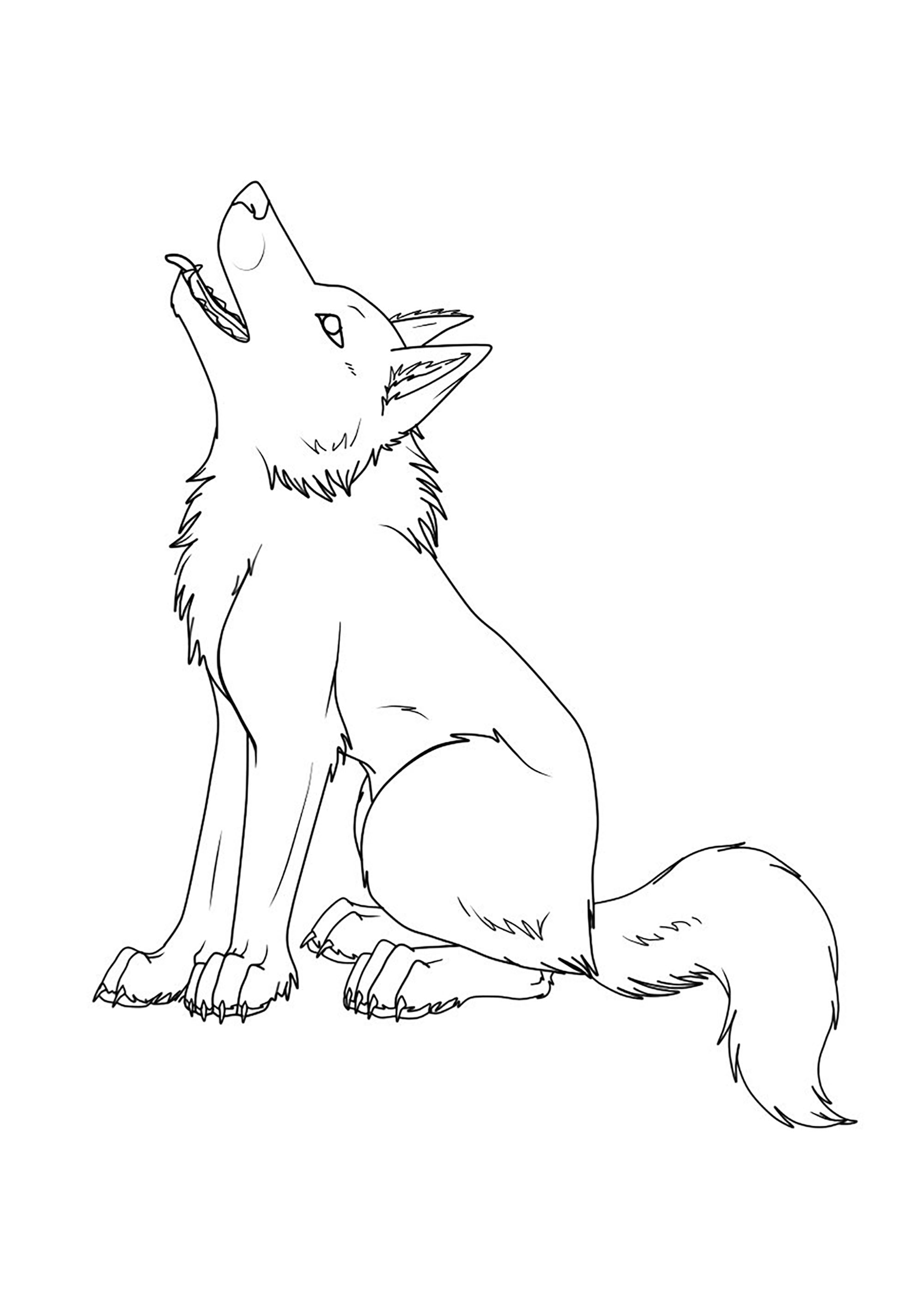 Wolf Coloring Pages FREE Printable 97