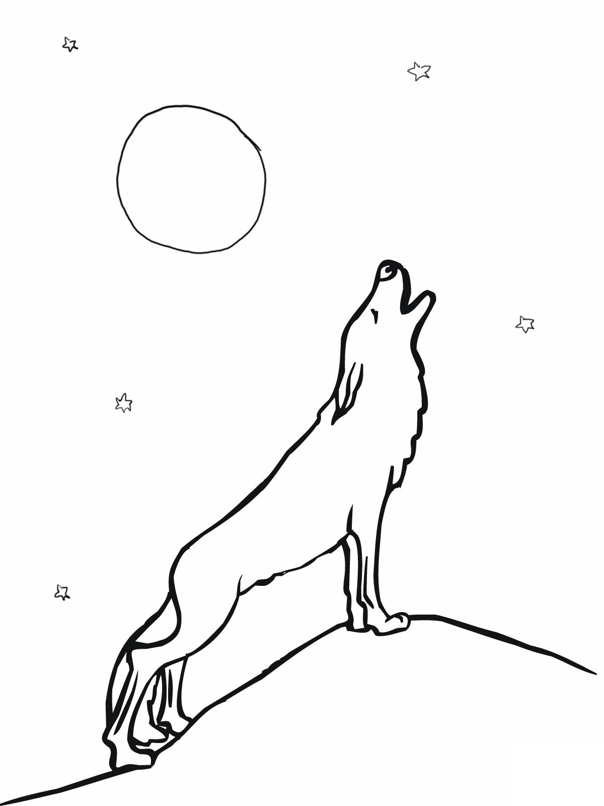 Wolf Coloring Pages FREE Printable 99