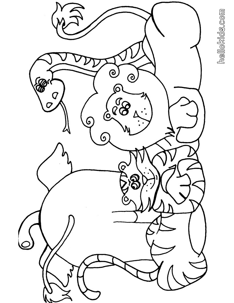 100+ Cartoon Animals Coloring Pages You Can't Miss 120