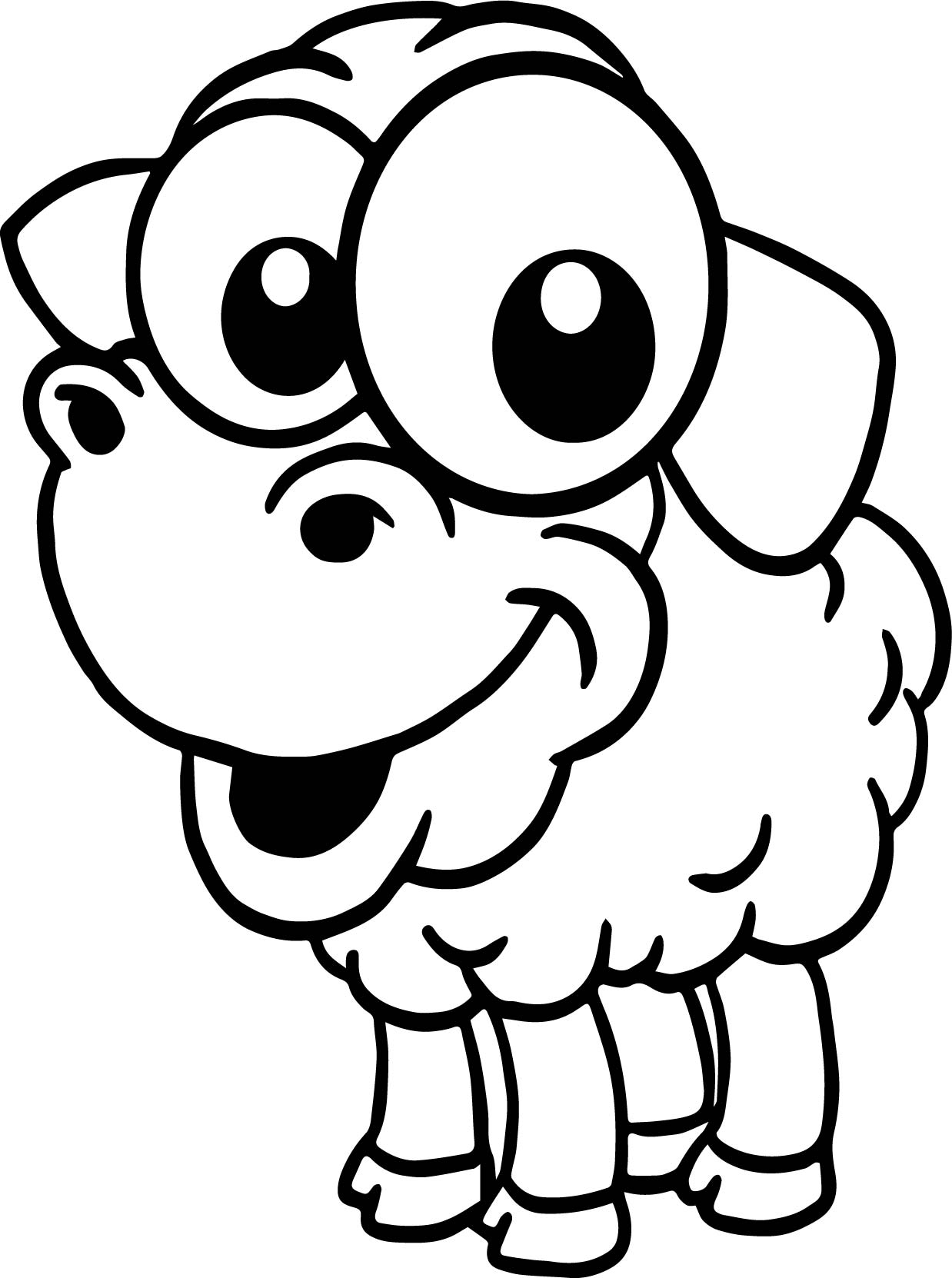 100+ Cartoon Animals Coloring Pages You Can't Miss 124