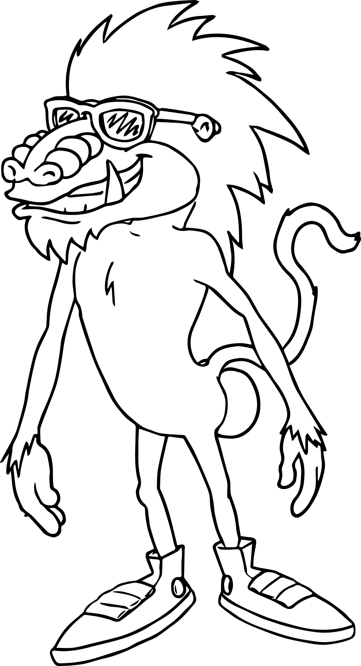 100+ Cartoon Animals Coloring Pages You Can't Miss 126